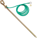 Generator grounding kit with 6.5ft Female Ground Cord, grounding rod by minidodoca