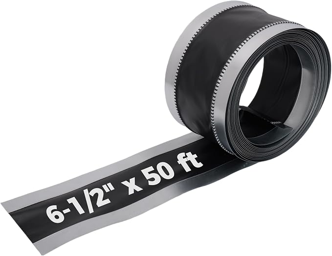 6-1/2 x 50 ft Vinyl Canvas Flexible Duct Connector by bimiti