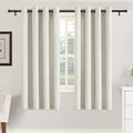H.VERSAILTEX Soft Faux Linen Curtains 63 Inch Length 2 Panels by HVERSAILTEX