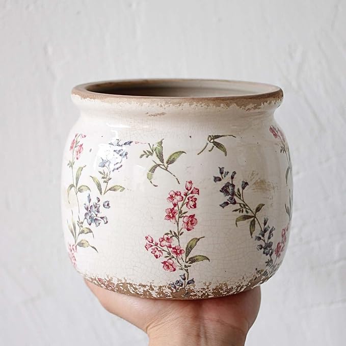 Xiaan Jiaju Flower Pots, Vintage Antique Ceramic Planters - Image 6