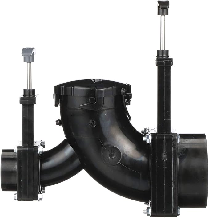 Valterra Ell Double Rotating Valve, Mess-Free Waste Valve by Valterra
