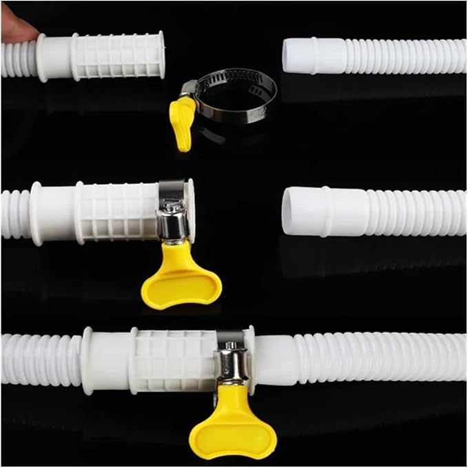 1.5M Washing Machine Draining Hose Plastic Tube Pipe Extension Drainpipe - Image 4