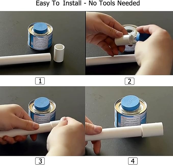 10Pack 1-1/4" PVC Pipe Coupling Adapter Pipe Fittings Contractor Pack Schedule - Image 5
