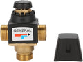 3-Way Mixing Valve 3/4 Mixing Valve DN20 Male Thread Brass Thermostatic Mixing by Cuifati