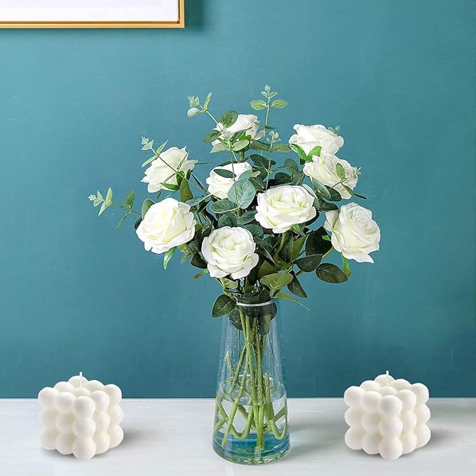 2PCS White Bubble Candles - Image 4