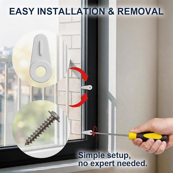 20 Pack Window Screen Clips - Image 5