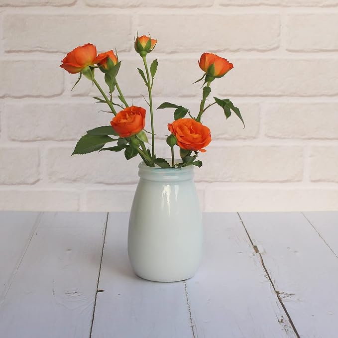 YANLING 6 Pack White Vase for Decor Small Ceramic Vase for Flowers | Bud Vases - Image 8