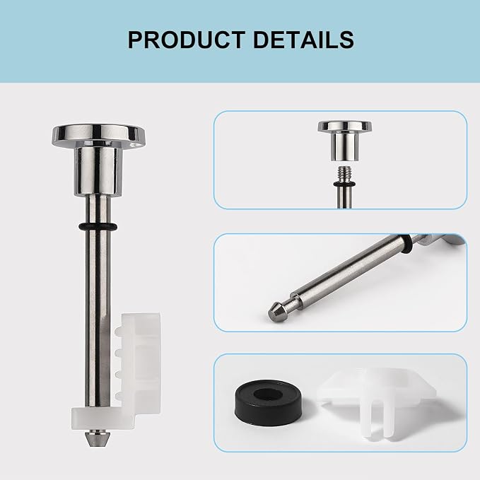 2 Set Universal Tub Spout Diverter Repair Kit Parts, Includes 2 x Diverter - Image 8
