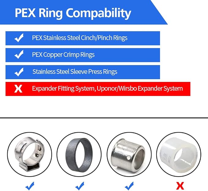 50 Pack 1/2" PEX Fittings, Brass Elbow Fittings | - Image 5