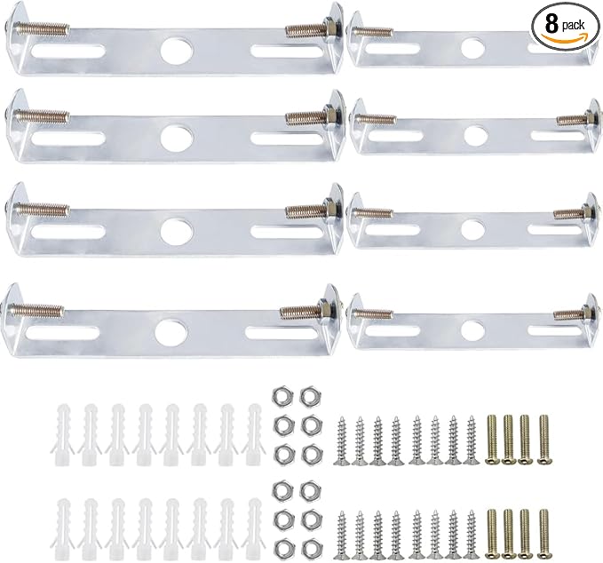 8Pieces Light Fixture Mounting Bracket Crossbar Kit by DVECUE