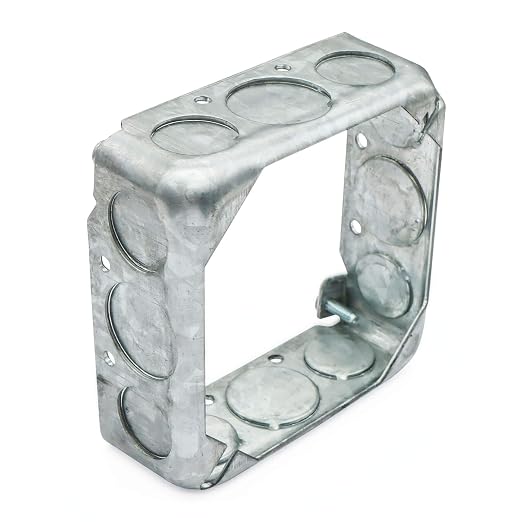 12 Packs Square Extension Ring, 1-1/2'' Deep, Electrical Box Extender, - Image 5