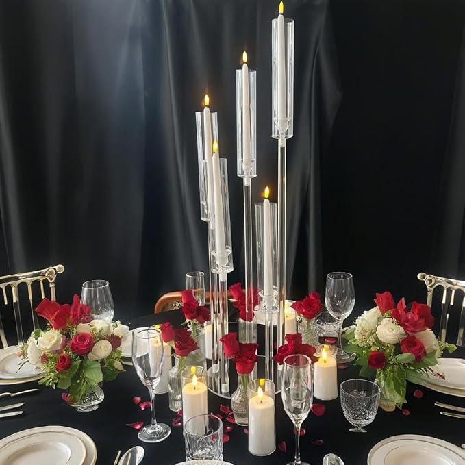35inch 10pcs Acrylic Candelabra Centerpieces - Image 5