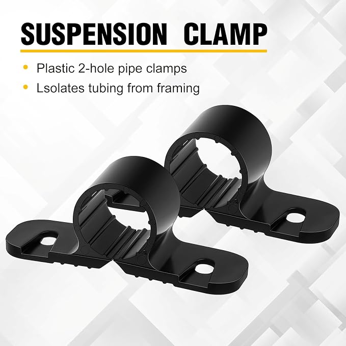Briwooody 50 Pack 1/2 Inch Pipe Supports Suspension - Image 3