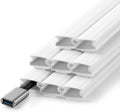 136in Cord Hider for Wall Mount TV, Paintable Power Wall Cord Cover, Wire by YCLYC