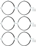 uxcell 6 Pcs Adjustable Pipe Bracket Clamp by uxcell