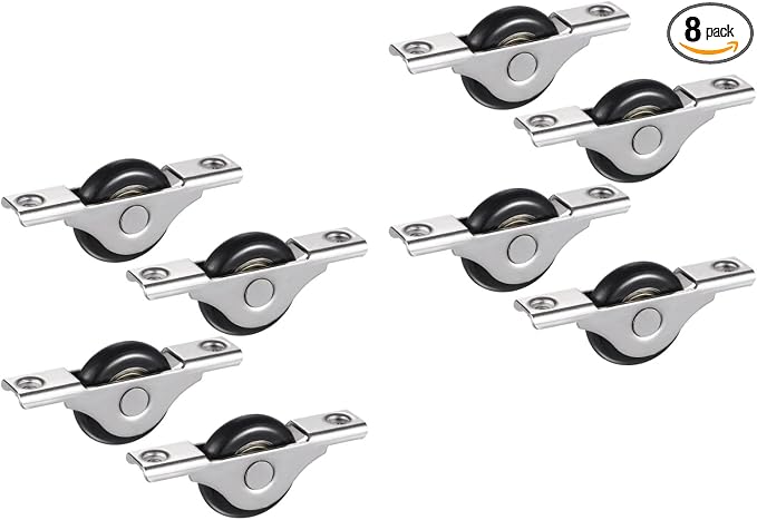 Osaladi 8Pcs Sliding Door Rollers Closet Door Wheels Bottom Replacement | by OSALADI
