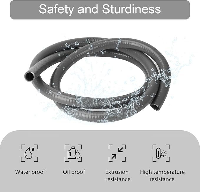 Electrical Conduit Kit 1/2" 6ft, AC Whip Kit, Liquid-Tight PVC Conduit | - Image 5