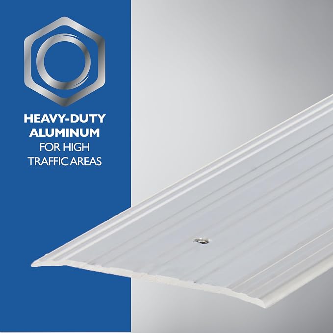 MD Building Aluminum Flat-Profile Threshold, 4in x 1/4in x 36in - Image 4