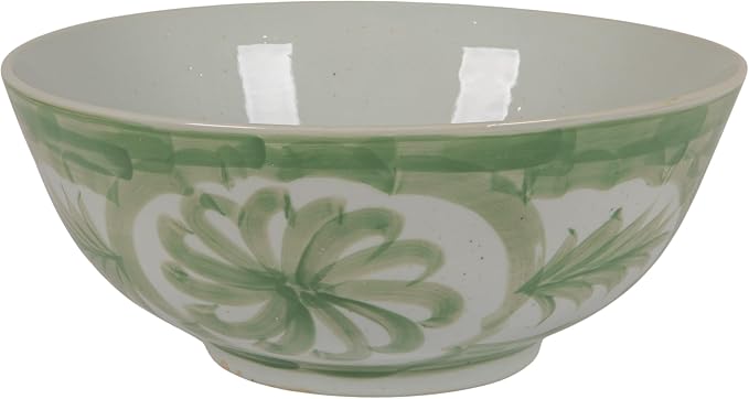 Creative Co-Op Hand-Painted Stoneware Bowl by Unknown