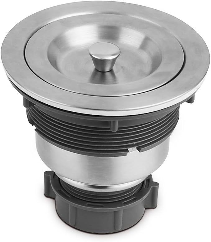 Serene Valley 3-1/2-inch Kitchen Sink Strainer Assembly, 304 Premium Stainless by SereneValley