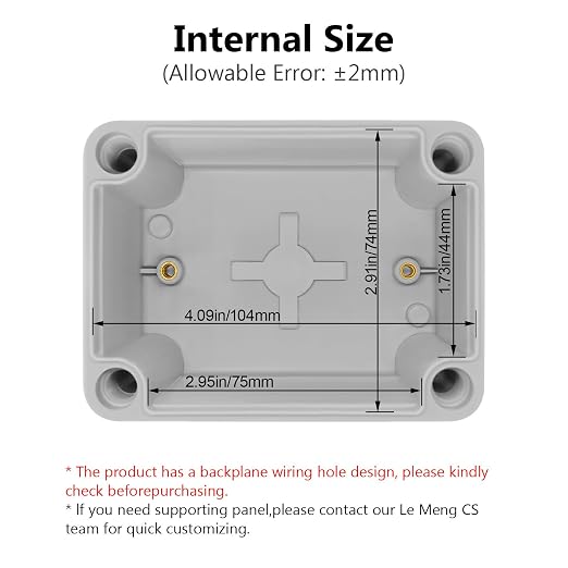 Junction Box IP67 Waterproof Dustproof ABS Plastic Project Box - Image 3