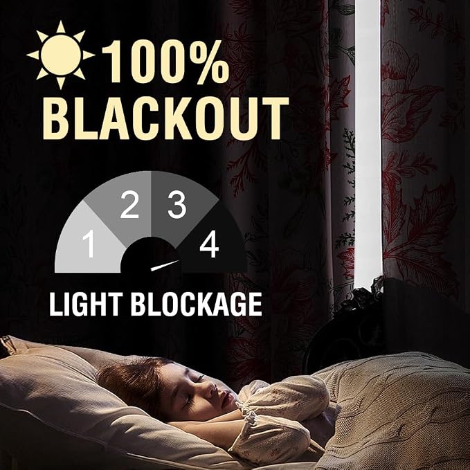 H.VERSAILTEX 100% Blackout Christmas Curtain - Image 3