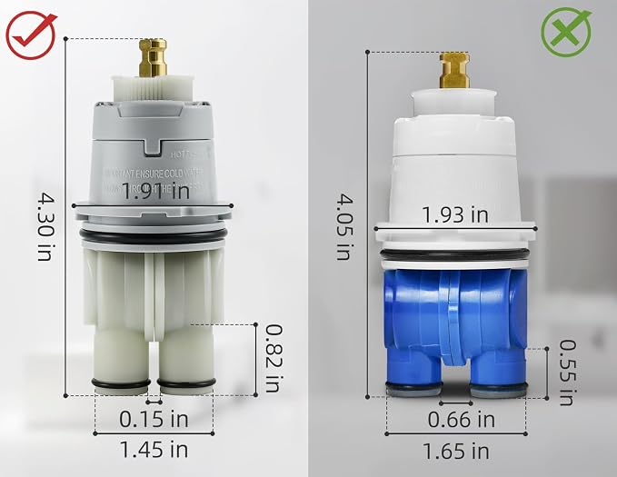 RP46074 Compatible with Delta 13/14 Series Bath Tub Shower Faucet Single Handle - Image 4