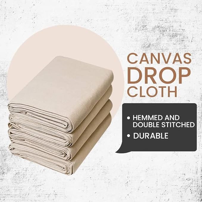 Canvas Drop Cloth for Painting - Image 5