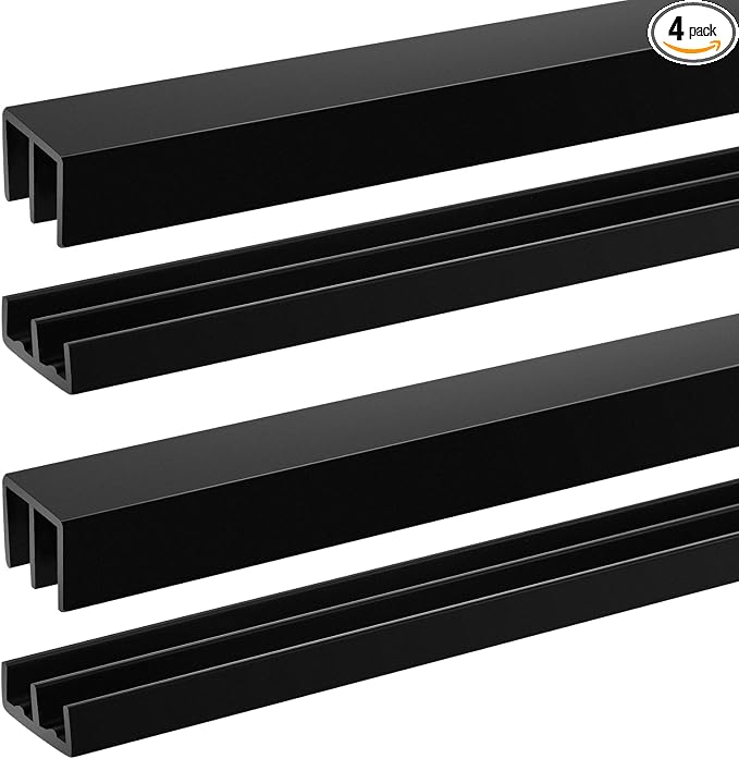 2 Sets Plastic Sliding Door Track Set by Landical