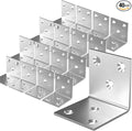 40Pcs Stainless Steel Angle Bracket 2In Heavy Duty Corner Brackets by REDOVANT