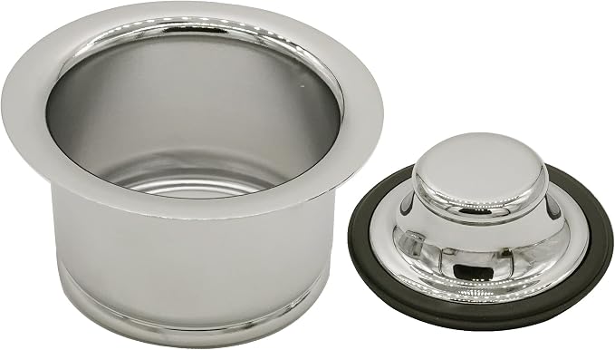Westbrass D2082-05 3-1/2" Extra-Deep Collar Kitchen Sink Waste Disposal Flange - Image 3