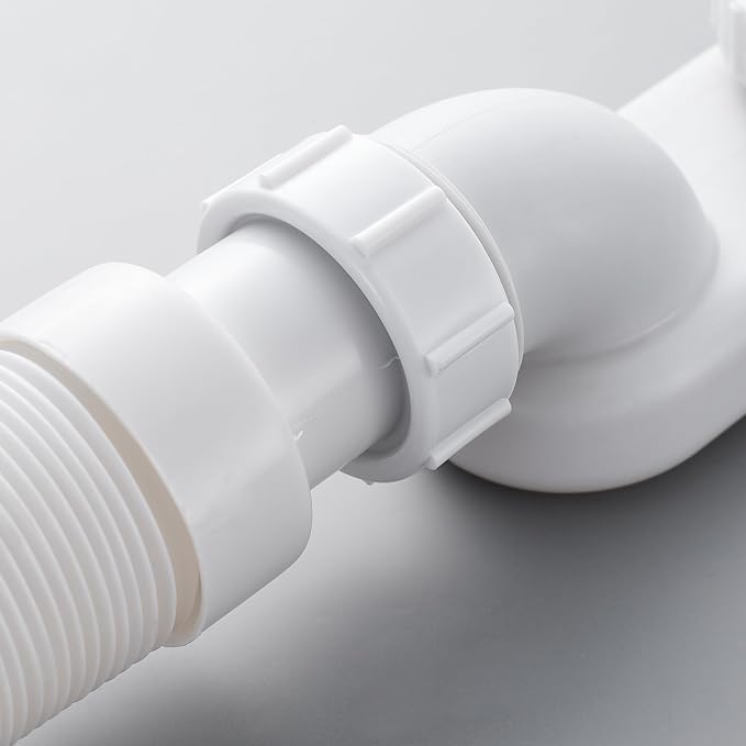 Bathtub Shower Drain Pipe, Flexible Freestanding Tub Drain Kit, 1 1/2 inch - Image 8