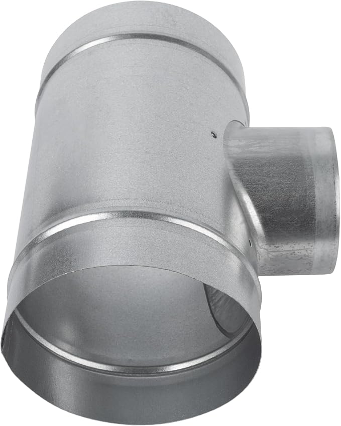 6" Inch to 4" Inch Branch T-Shape Ducting Splitter - Image 7