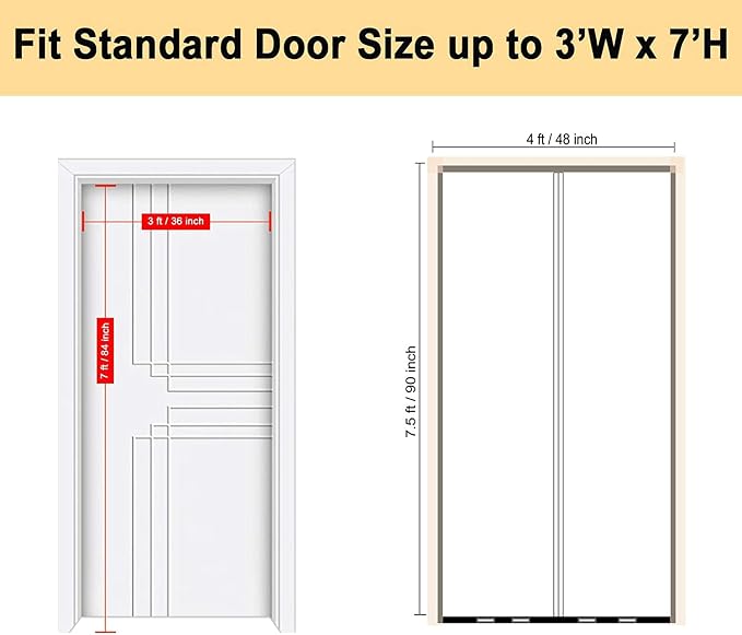 Magnetic Zippered Dust Barrier Door Cover - Image 8