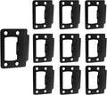 Solid Brass Universal Type Restorer Lock Strike Plate, 2-1/4" x 1-3/4" by QCAAHardware