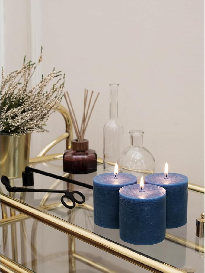 3x3 Pillar Candles Set of 3 - Image 5