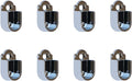 Metal Curtain Rod End Support Bracket, Closet Wardrobe Rod Holder Socket Pipe by Rmdusk