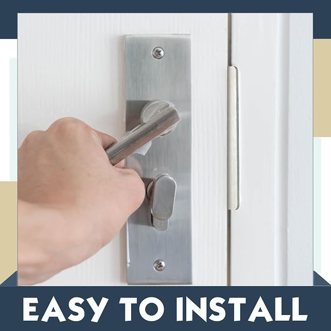 Tandefio 4 7/8 x 3 3/8 x 1 1/4 Inch Deadbolt Strike Plate, Residential - Image 5