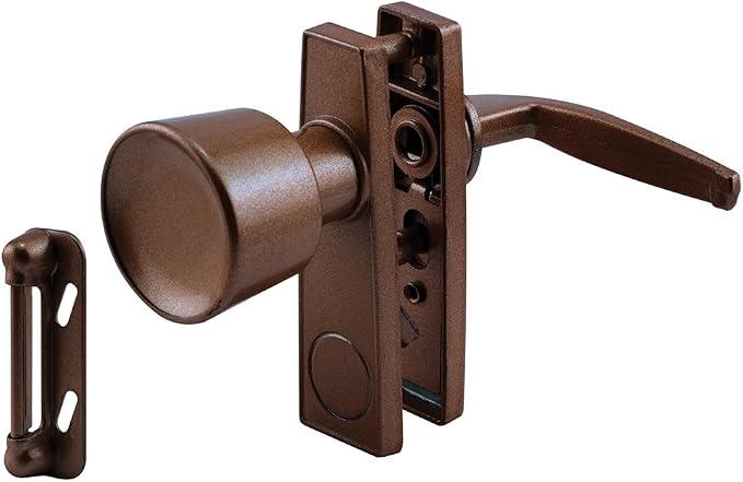 Prime-Line K 5170 Tulip Knob Latch Set, Chocolate Brown by Prime-Line