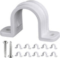10 Set PVC Pipe Strap Clamps, SCH 3/4 in | Pvc Pipe Strap Clips, Two Hole by SoimuksQualityproducts