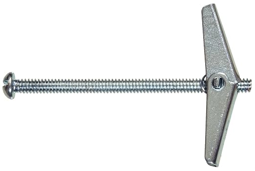 Hillman 10 Pcs Toggle Bolts | Round Head Machine Screw Anchors by Hillman