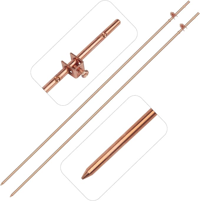 2 Pack 4' Ground Rod by GOUNENGNAIL