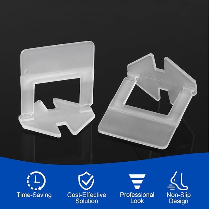 DGSL Tile Spacers 4650 Pcs Tile Clips, Tile Leveling System Clips 1/32 Inch | - Image 4