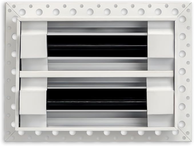 BUILDMART - 6x4 MUD-in Air Vent Cover - Drywall MUD in White Air Vent - MUD - Image 2