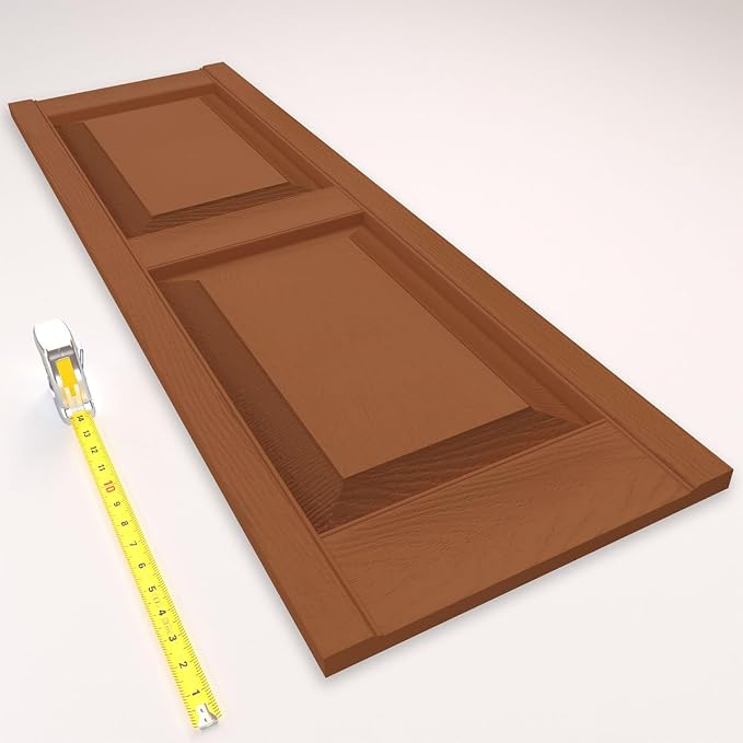 12 in. W x 39 in. H Builders Edge, Standard Two Equal Panels, Raised Panel - Image 8