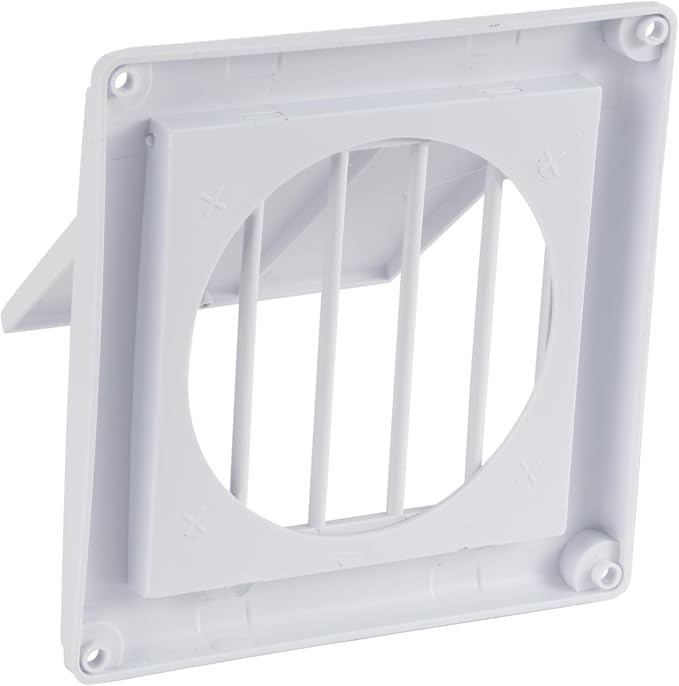EverSafe 4" Dryer Vent Cover for Exterior Wall Vent Hood Outlet, Auto Airflow - Image 5