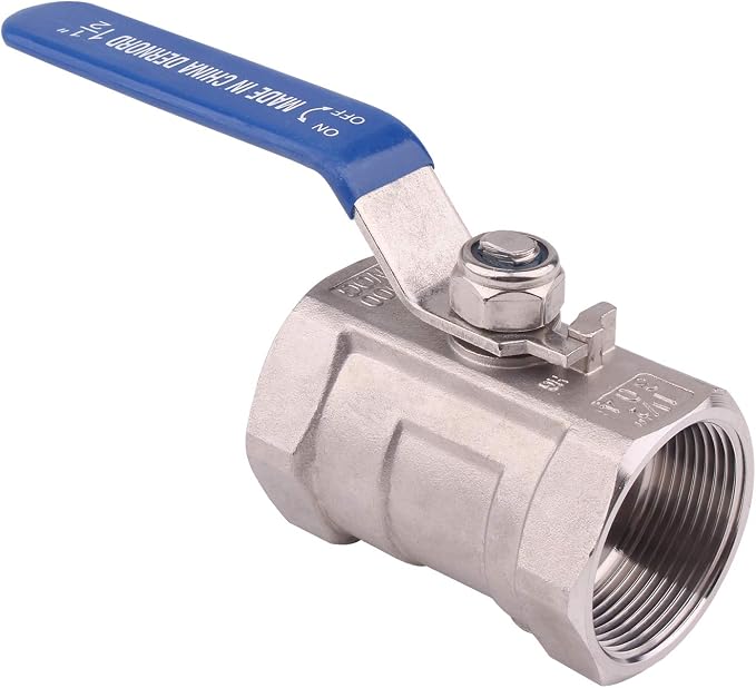 DERNORD Stainless Steel Ball Valve 1PC Type NPT Standard Port - Image 6