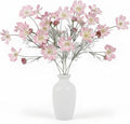 4 Pcs Pink Purple 24" Tall Artificial Cosmos Flowers by LINSIEARTIFICIALFLOWERS