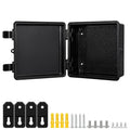 LeMotech Junction Box IP67 Waterproof Electrical Box Outdoor ABS Plastic Hinged by LeMotech