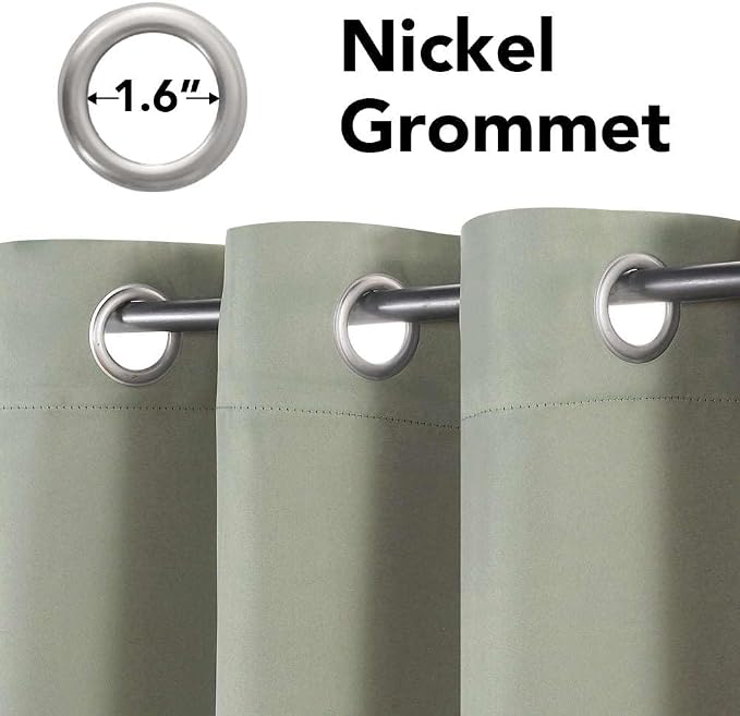 H.VERSAILTEX Blackout Room Darkening Thermal Insulated Grommet Window Curtain - Image 4